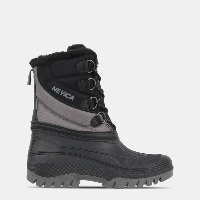 Image of Nevica Mens Lace Up EVA Insole Mid High Snow Boots Grey/Black male 7 (41)
