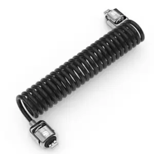 Image of Compulocks Dual Head Coiled Cable Keyed Lock cable lock Black