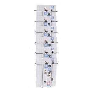 Image of Twinco A4 Twin Agenda Wall Mounted Literature Display 6 Compartments