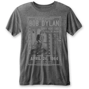 image of Bob Dylan - Curry Hicks Cage Unisex Large T-Shirt - Grey