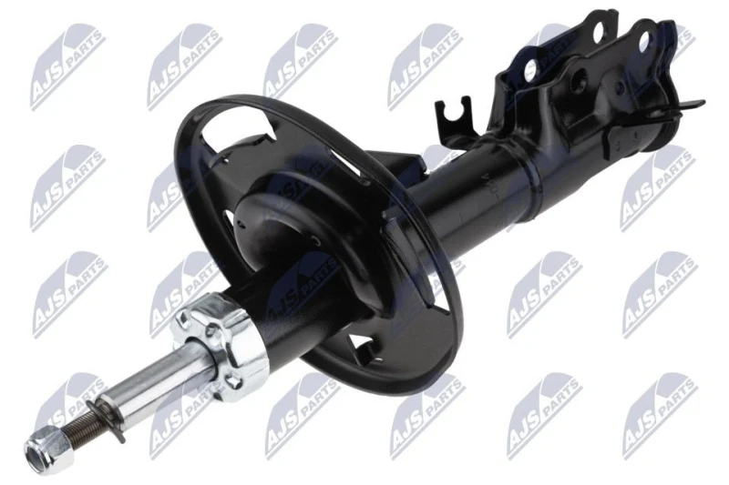 Image of NTY A-MZ-044 Shock absorber Front Axle Left, Gas Pressure, Suspension Strut, Top pin Shock Absorber (854)