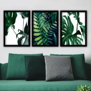 Image of 3SC101 Multicolor Decorative Framed Painting (3 Pieces)