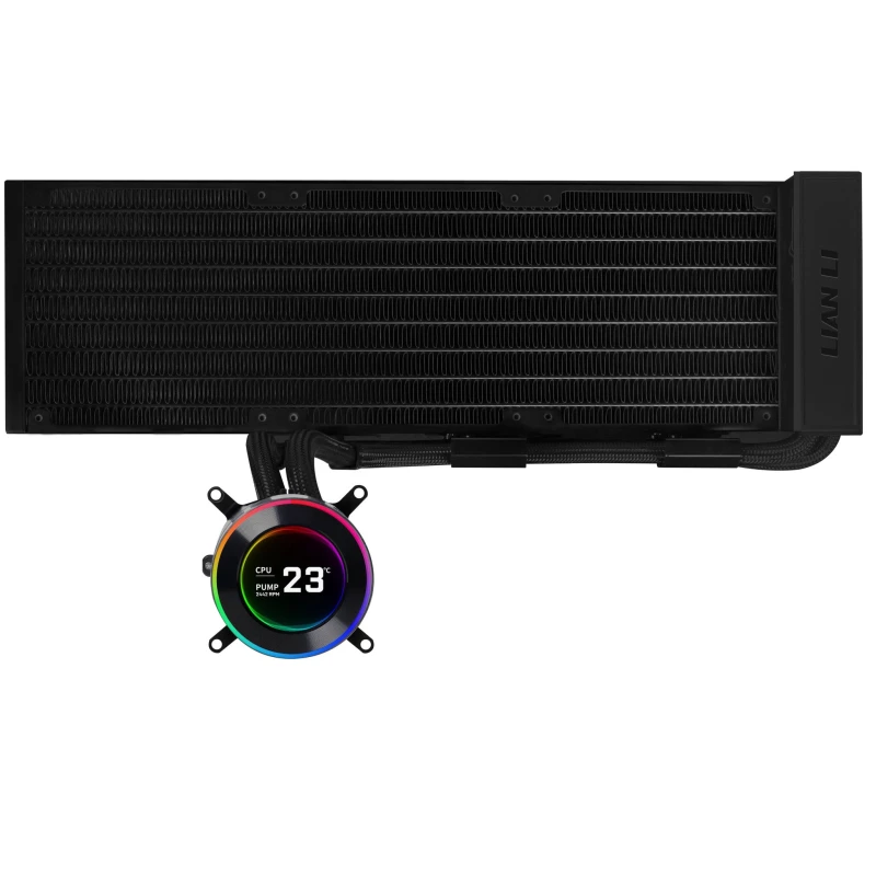 Image of Lian Li Lian Li GA II Hydroshift II LCD-C 360N Computer case All-in-One liquid cooler Black GHS2LCD36B