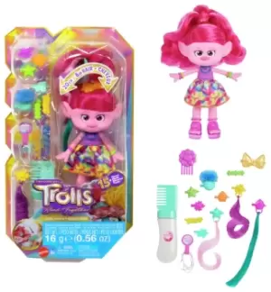 image of Trolls Band Together Hair-Tastic Queen Poppy Fashion Doll