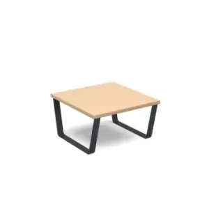 image of Encore modular coffee table with Black sled frame - kendal oak