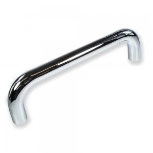 image of LocksOnline D Shaped Bolt Through Polished Stainless Steel Handle