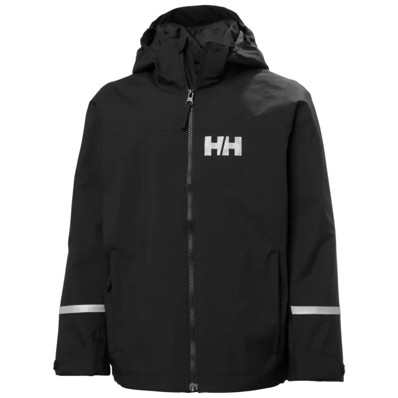 Image of Helly Hansen Waterproof jacket for children Helly Hansen Shelter HT Noir Unisex 11 ans