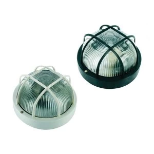 Image of Byron Black Plastic Bulkhead Light - No Bulb