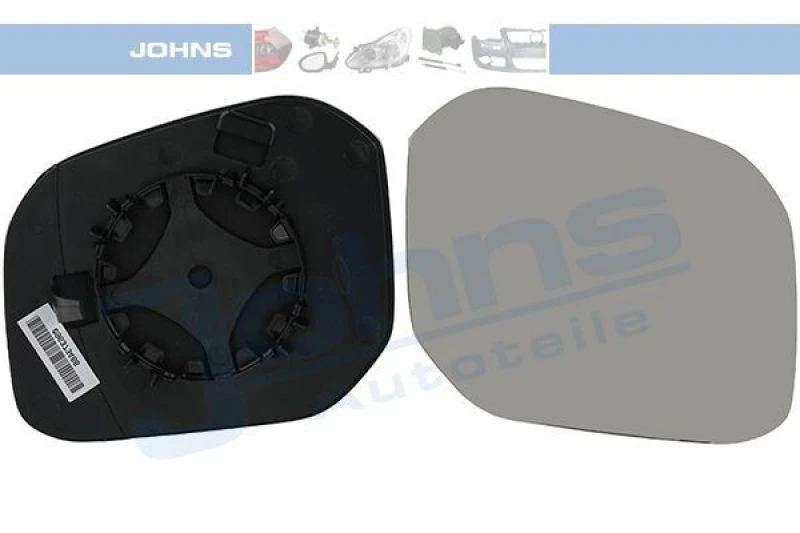 Image of Wing mirror glass JOHNS 95 63 38-80