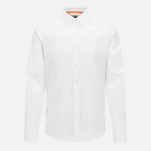 Image of BOSS Orange Mens Mabsoot_2 Shirt - White - L