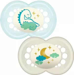 Image of Mam Night 12+M Soother - Boy