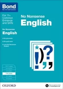 Image of Bond 11+: English: No Nonsense : 7-8 years