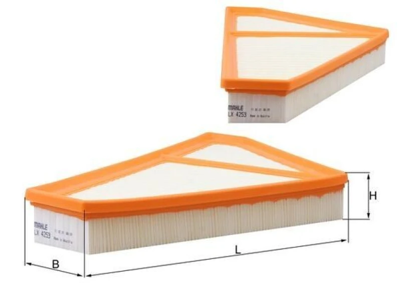 Image of Air filter MAHLE LX 4253