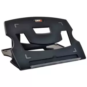Image of Desq Notebook Table Stand 28.5X21X1cm Black