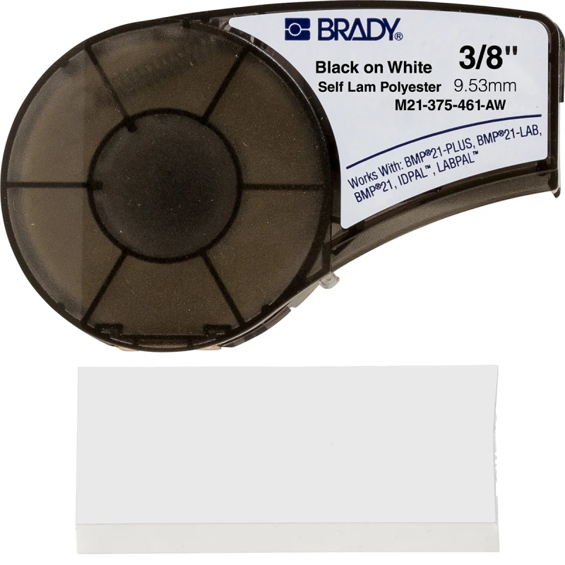 Image of Brady M21-375-461-AW printer label White Self-adhesive printer label