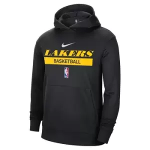 Image of Nike Nba Los Angeles Lakers Dri-Fit Spotlight Hoody, Black, Male, Hoodies, DN4620-010