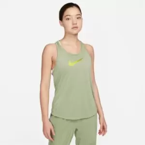 Image of Nike One Dri-FIT Swoosh Womens Tank Top - Green