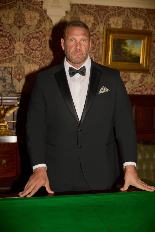 Image of BadRhino BadRhino Men Dinner Suit Jacket in Black Size: 52R Black 52R Male 5063111249497