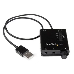 image of USB Stereo Audio Adapter External Sound Card with SPDIF Digital Audio