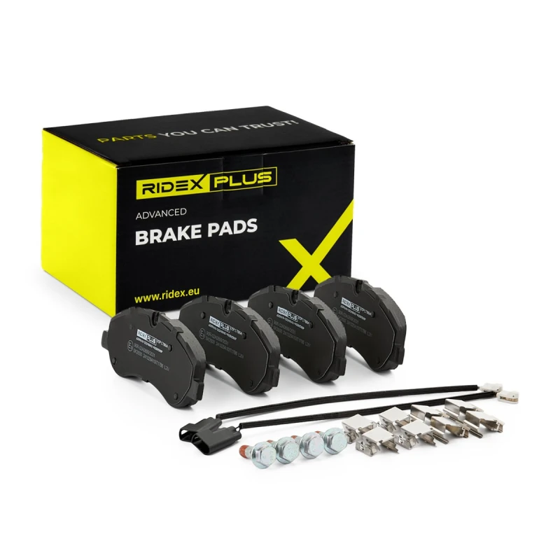 Image of RIDEX PLUS Brake pad set RIDEX PLUS 402B0588P
