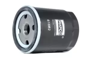 Image of MAPCO Oil filter Spin-on Filter 61602 Engine oil filter FORD,MAZDA,VOLVO,Fiesta Mk6 Schragheck (JA8, JR8),Fiesta Mk5 Schragheck (JH1, JD1, JH3, JD3)