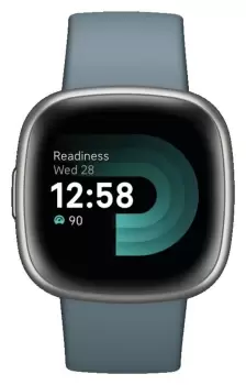 Fitbit Versa 4 Smartwatch - Blue/Platinum