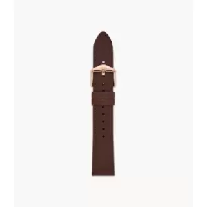 Image of Fossil Womens 18Mm Plum Eco Leather Strap - Purple