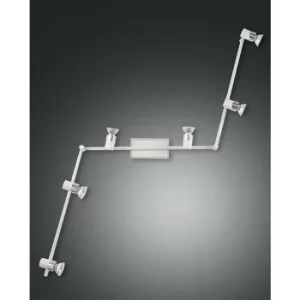 Image of Fabas Luce Alice Spotlight Bar White Glass, GU10