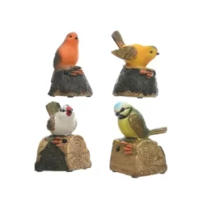 Image of Kaemingk Poly Bird With Sensor 10cm Natural