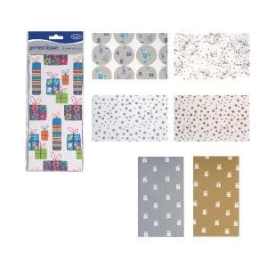 Image of County Stationery Printed Tissue Assorted Designs Pack of 60 C195