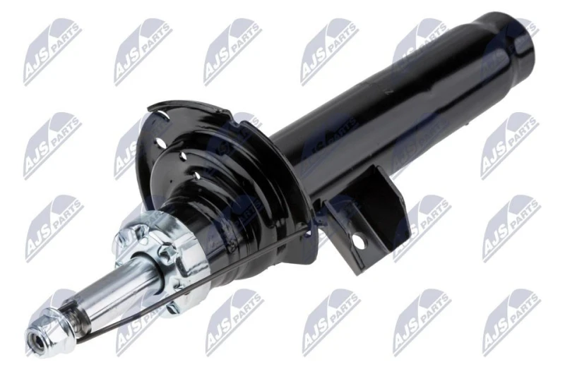 Image of NTY A-BM-046 Shock absorber Front Axle Right, Gas Pressure, Twin-Tube, Suspension Strut, Bottom Clamp Shock Absorber (854)