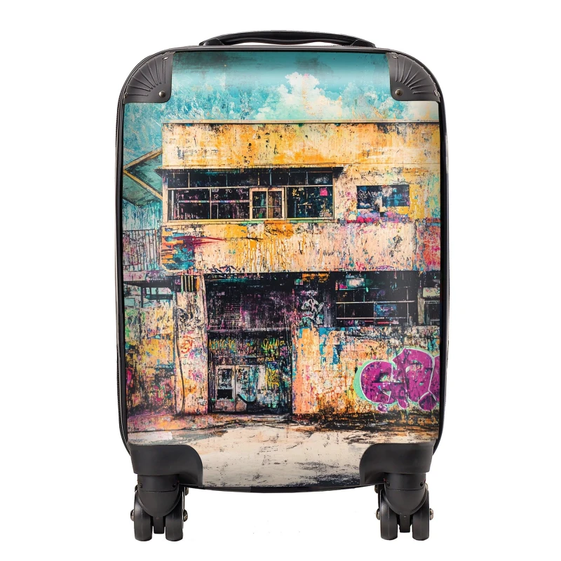 Image of Designer Luggage Jasper Reed: 00004 Suitcase Size: Large Multicolor Unisex Large