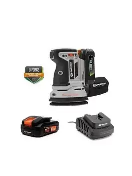 Image of Daewoo Daewoo U-Force Series Battery Operated 18V Orbital Sander (2Mah Battery & Charger Included)