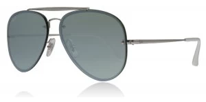 image of Ray-Ban Blaze Sunglasses Silver 905130 58mm