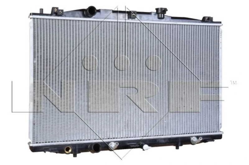 Image of NRF 53970 Engine radiator EASY FIT Brazed cooling fins, Aluminium, with mounting parts Aluminium Radiator,engine cooling (470)