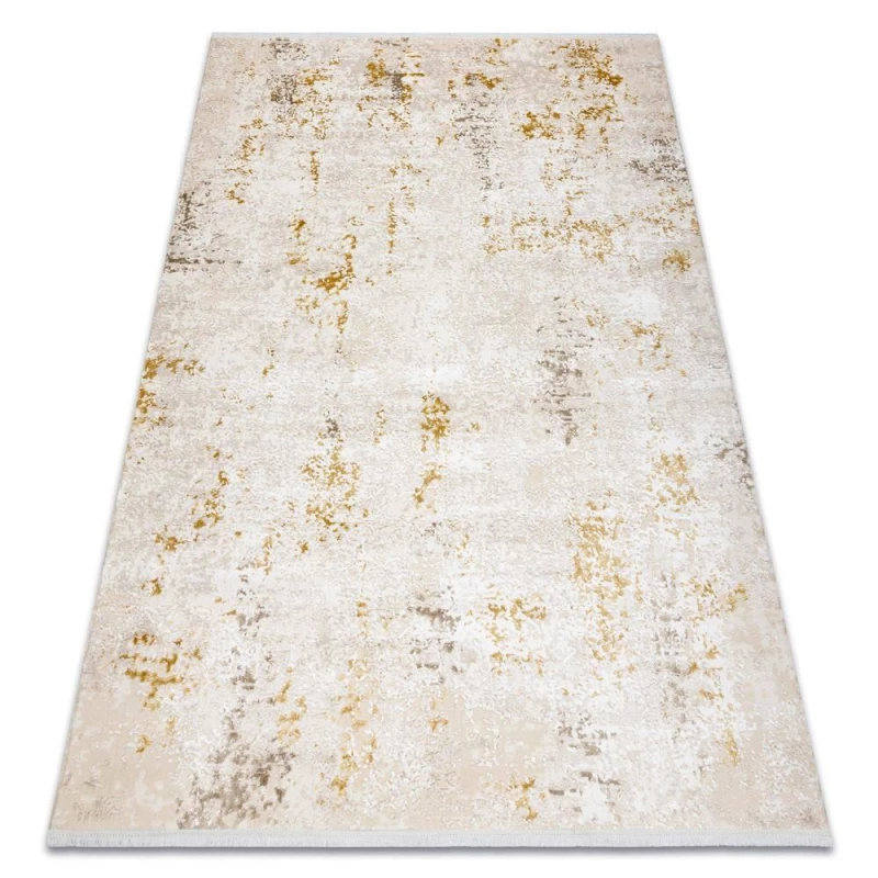 Image of RugsX Modern Carpet Duke 51546 Cream / Gold - Vintage, Structured, Very Soft 180X270 Cm