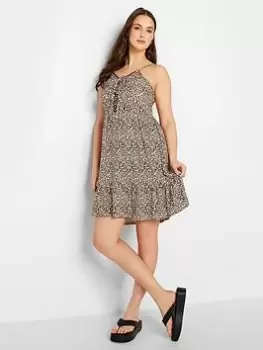 Image of Long Tall Sally Long Tall Sally Tie Detail Sundress, Pink, Size 12, Women