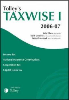 Image of Tolleys Taxwise I 2005-06 by Peter Gravestock Paperback