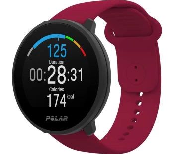 Image of POLAR Unite Fitness Watch - Red, Small/Large, Red