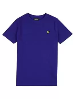 Image of Lyle & Scott Boys Classic Short Sleeve T-Shirt - Blue Size 9-10 Years