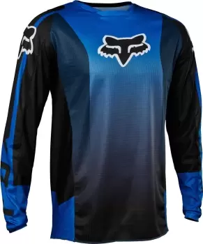 image of FOX 180 Leed Motocross Jersey, blue, Size XS, blue, Size XS