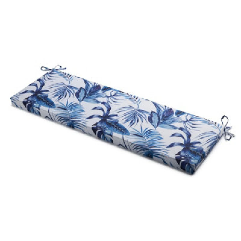 Image of Luxury Living Tropical Water Repellent Garden Bench Seat Pad