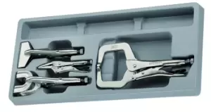 Image of Teng Tools TTPSPG Plier Set Power Grip Welding 4 Pieces