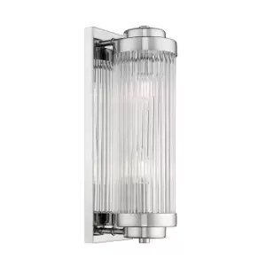 Sergio II Wall Lamp, Chrome, 2x E14