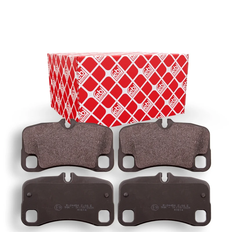 Image of FEBI BILSTEIN 116175 Brake pad set Rear Axle, prepared for wear warning indicator Brake Pad Set,disc brake (402)