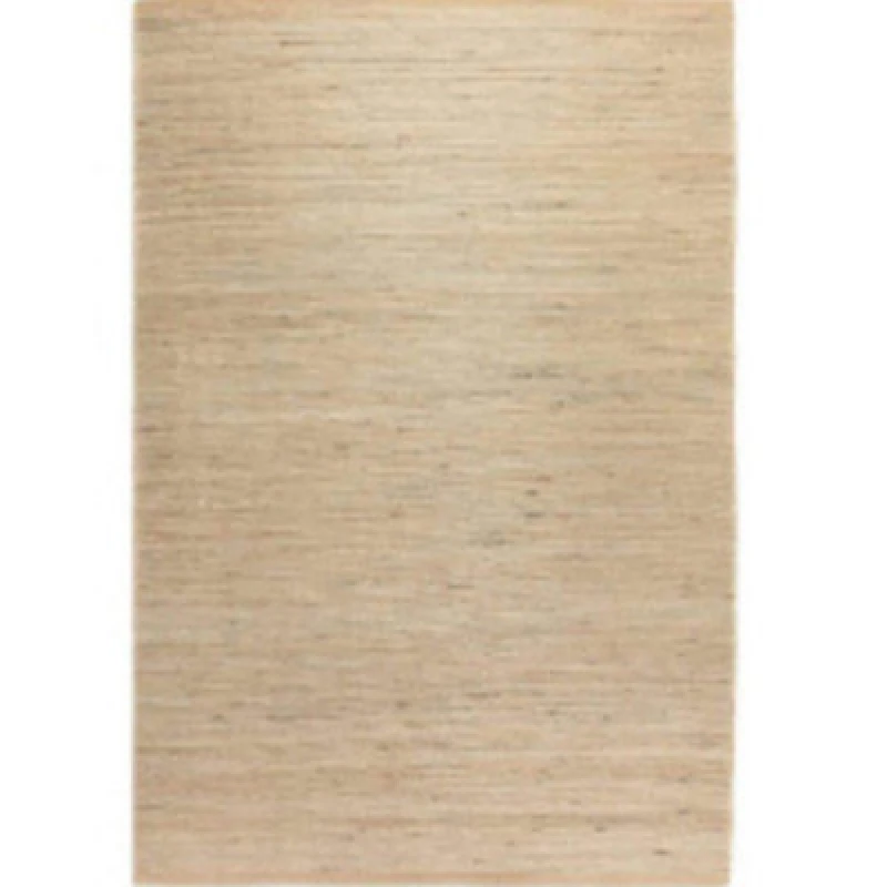 Image of THE RUGS Handloom Jute Rug Dhaka Natural Jute Wool Cotton Woven Rug in Beige Size: 190cm x 280cm Beige Unisex 190cm x 280 cm