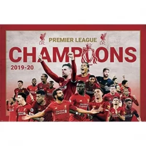 image of Liverpool FC Premier League Champions Poster Montage 11