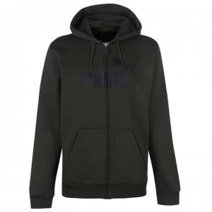 image of Puma No1 Zip Hoodie Mens - Forest Night