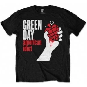 Image of Green Day American Idiot Mens Black T Shirt: X Large