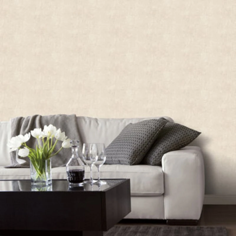 Image of Galerie Natural Fx Beige Plaster Embossed Wallpaper